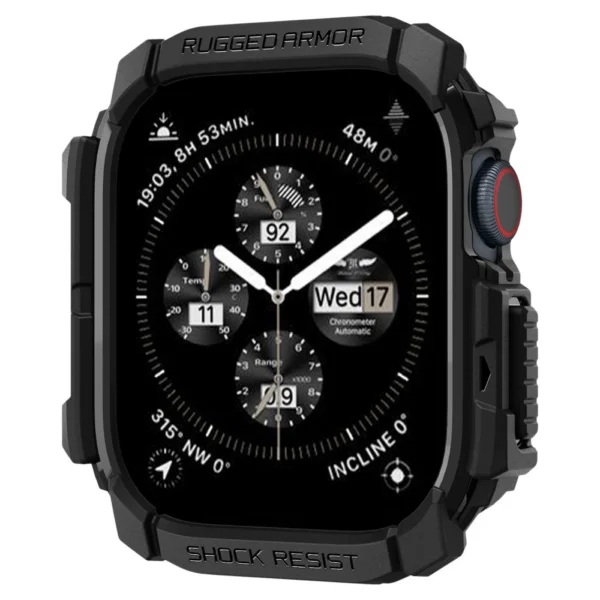 Spigen Rugged Armor Case for Apple Watch 10 (42mm) - Blackeng