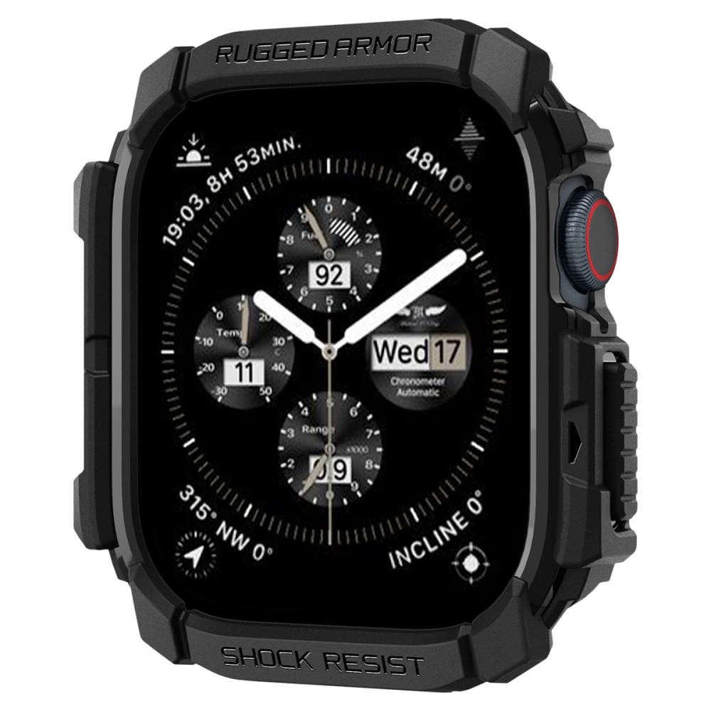 Spigen Rugged Armor Case for Apple Watch 10 (42mm) - Blackeng