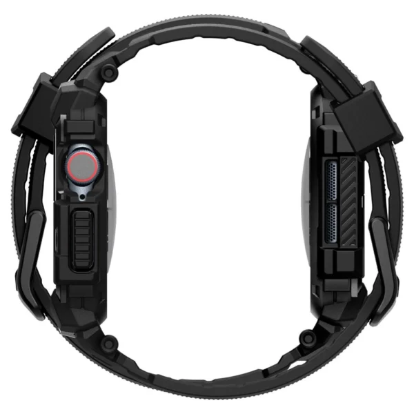 Spigen Rugged Armor Pro Apple Watch 10 (42mm) Strap Case - Blackeng