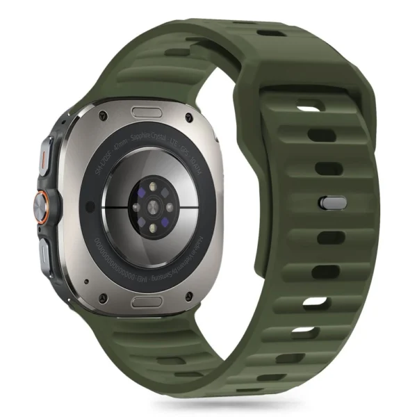 Tech-Protect Silicone Line strap for Samsung Galaxy Watch Ultra (47 mm) - greeneng