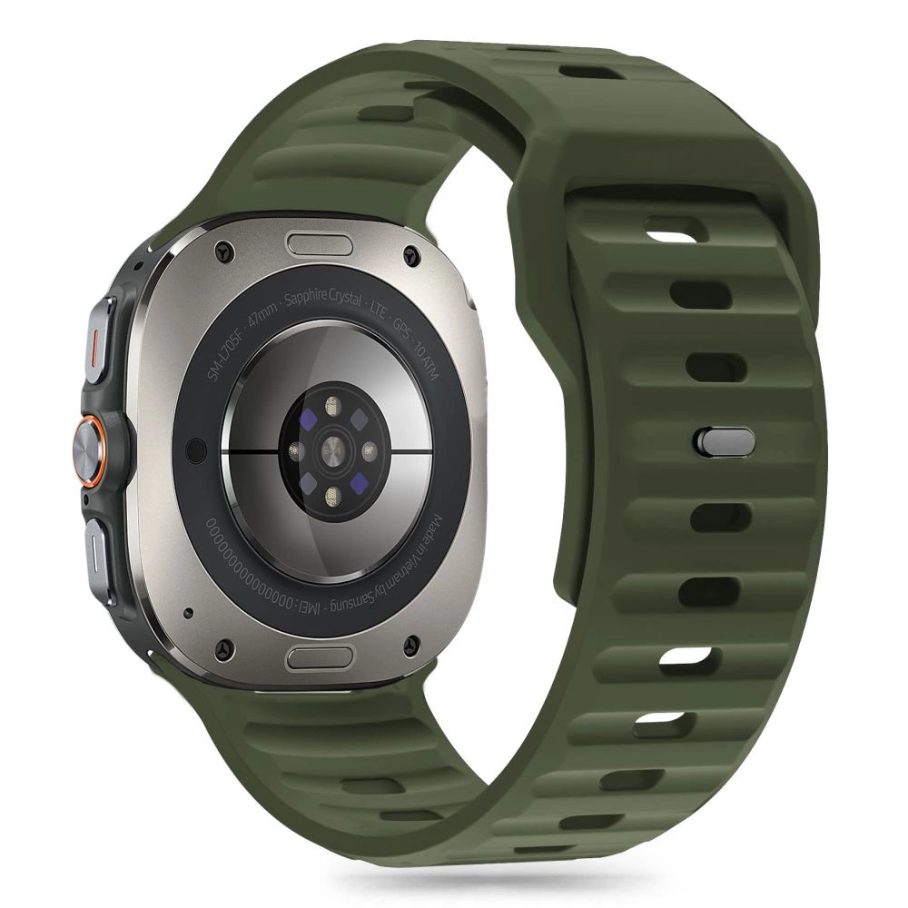 Tech-Protect Silicone Line strap for Samsung Galaxy Watch Ultra (47 mm) - greeneng