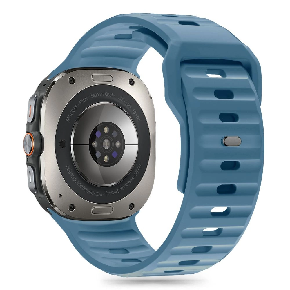 Tech-Protect Silicone Line strap for Samsung Galaxy Watch Ultra (47 mm) - blueeng