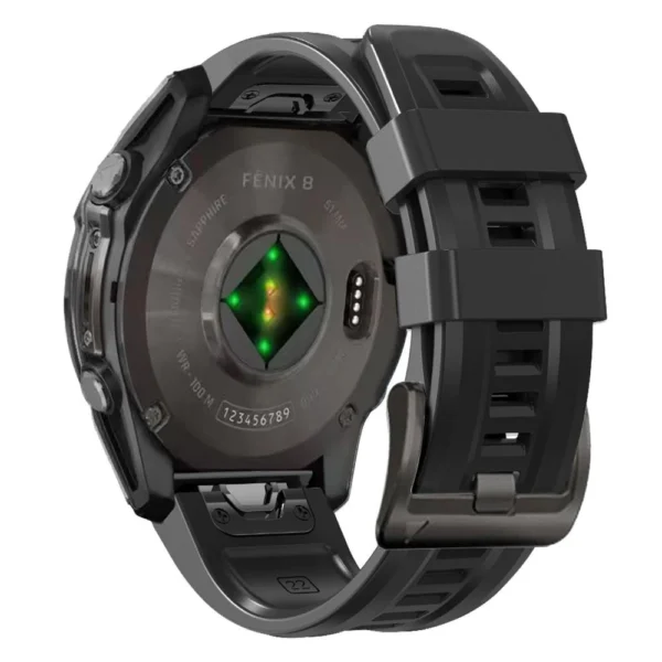 Tech-Protect Silicone Strap Garmin Fenix 5 / 6 / 6 Pro / 7 / 8 (47mm) / E - Blackeng