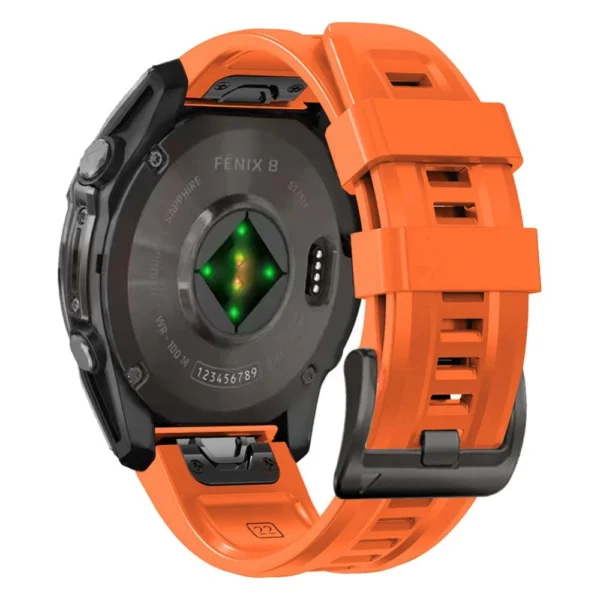 Tech-Protect Silicone Strap Garmin Fenix 5 / 6 / 6 Pro / 7 / 8 (47 mm) / E - Orangeeng