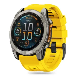 Tech-Protect Silicone Strap Garmin Fenix 5 / 6 / 6 Pro / 7 / 8 (47 mm) / E - Yelloweng