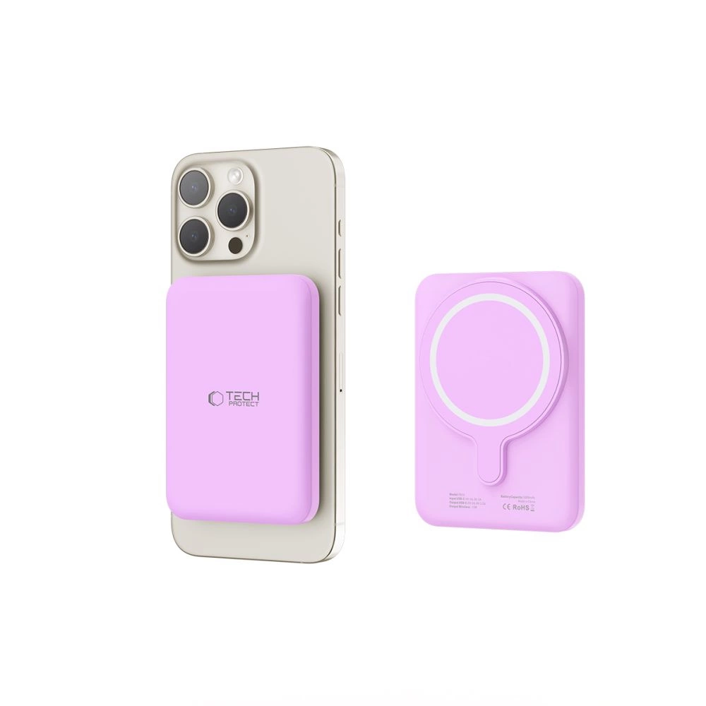 Tech-Protect LifeMag MagSafe PB10 5000mAh Power Bank - Pinkeng