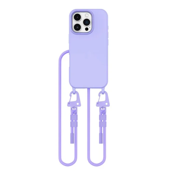 Tech-Protect MagNecklace MagSafe Case with Lanyard for iPhone 16 Pro Max - Purpleeng