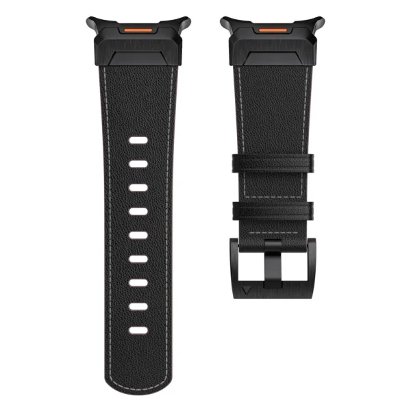 Tech-Protect Delta Pro Leather Strap for Samsung Galaxy Watch Ultra (47mm) - Blackeng