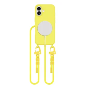 Tech-Protect MagNecklace MagSafe Case with Lanyard for iPhone 16 - Yelloweng