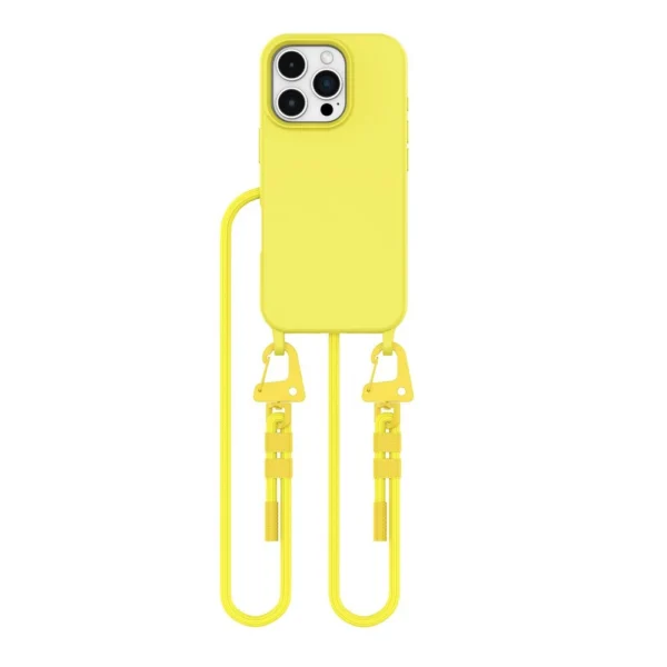 Tech-Protect MagNecklace MagSafe Case with Lanyard for iPhone 16 Pro Max - Yelloweng