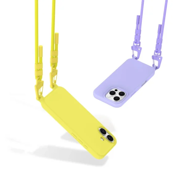 Tech-Protect MagNecklace MagSafe Case with Lanyard for iPhone 16 Pro Max - Yelloweng