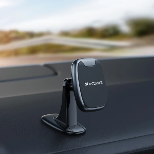 Wozinsky WUMTD magnetic phone holder for car dashboard - blackeng