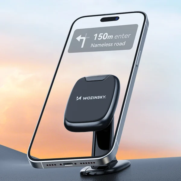 Wozinsky WUMTD magnetic phone holder for car dashboard - blackeng