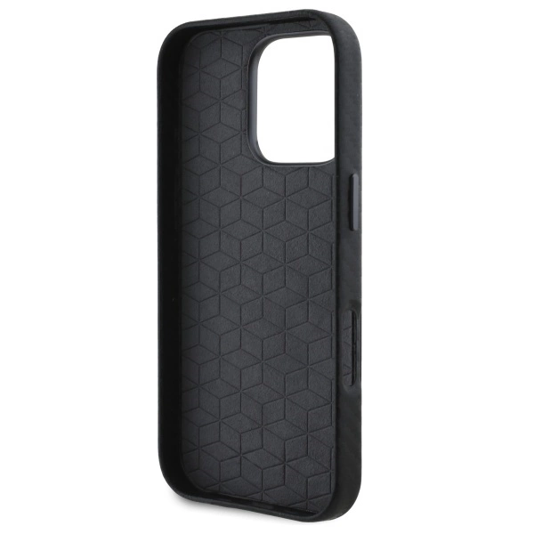 BMW Carbon Wrapped Metal iPhone 16 Pro Case - Blackeng