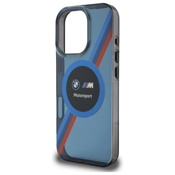 BMW Motosport IML Circle MagSafe case for iPhone 16 Pro - navy blueeng