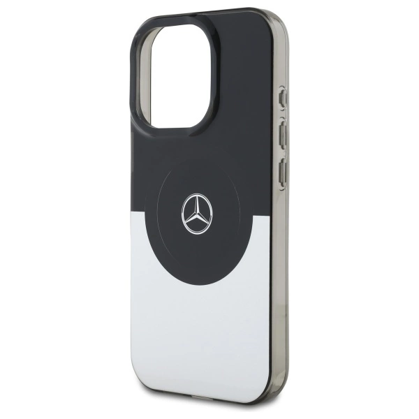 Mercedes Double Layer BiColor MagSafe case for iPhone 16 Pro - silvereng