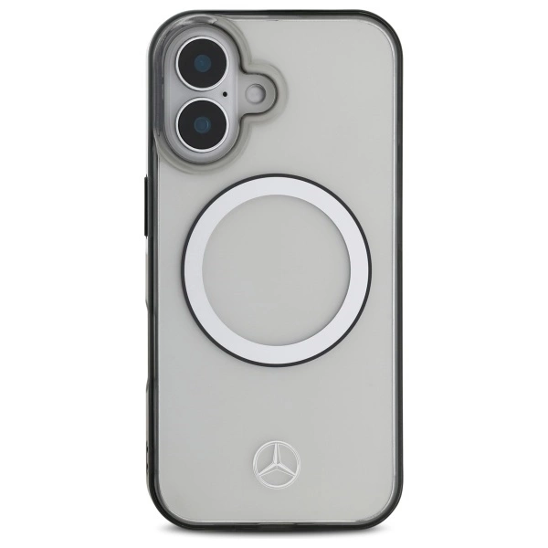 Mercedes Printed Logo MagSafe iPhone 16 Case - Cleareng