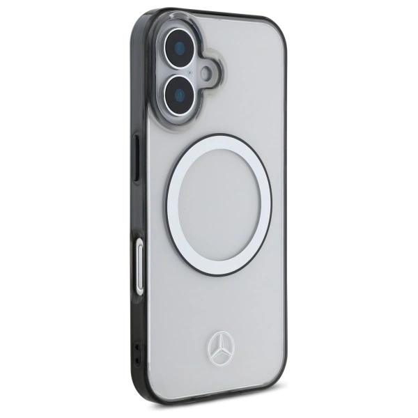 Mercedes Printed Logo MagSafe iPhone 16 Case - Cleareng