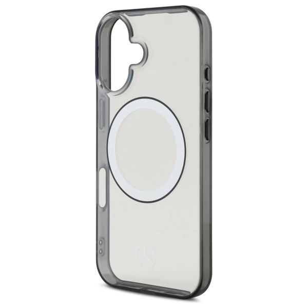 Mercedes Printed Logo MagSafe iPhone 16 Case - Cleareng