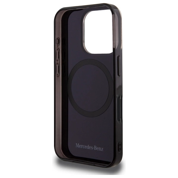 Mercedes MB Double Layer BiColor MagSafe Case for iPhone 16 Pro Max - Blueeng