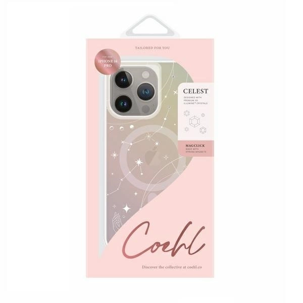 Uniq Coehl Celest Magnetic Charging Case for iPhone 16 Pro - Iridescenteng