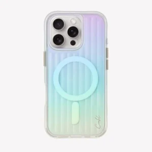 Uniq Coehl Linear Magnetic Charging Case for iPhone 16 Pro - Iridescenteng