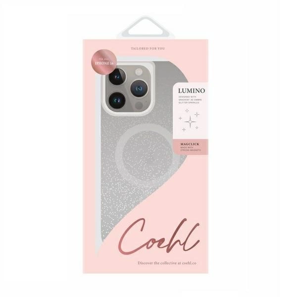 Uniq Coehl Lumino Magnetic Charging case for iPhone 16 - silvereng