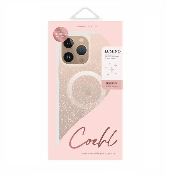 Uniq Coehl Lumino Magnetic Charging Case for iPhone 16 Pro Max - Goldeng