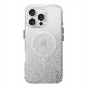 Uniq Coehl Lumino Magnetic Charging case for iPhone 16 Pro Max - silvereng