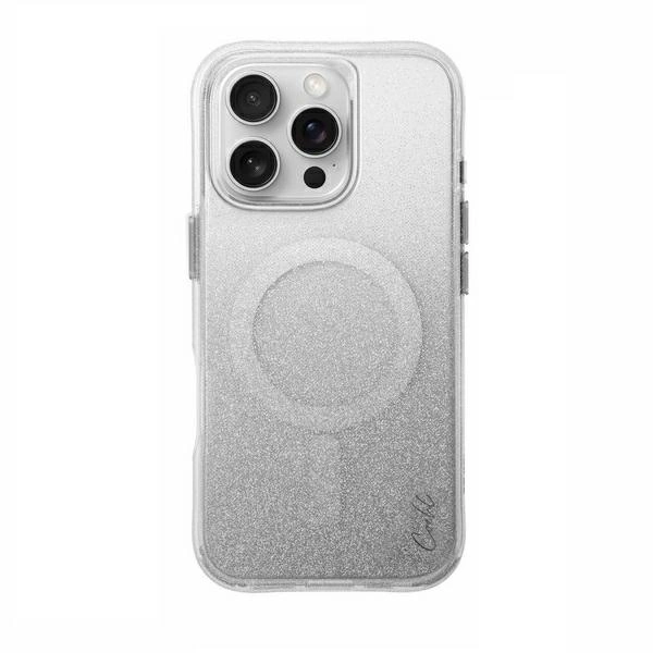 Uniq Coehl Lumino Magnetic Charging case for iPhone 16 Pro - silvereng