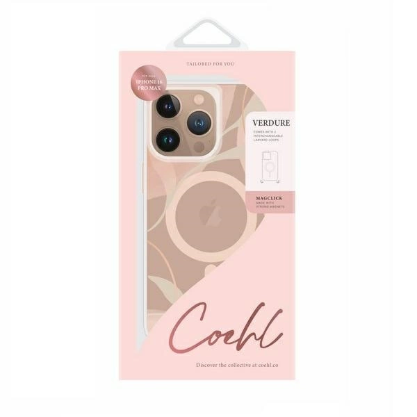 Uniq Coehl Verdure Magnetic Charging Case for iPhone 16 Pro Max - Transparenteng