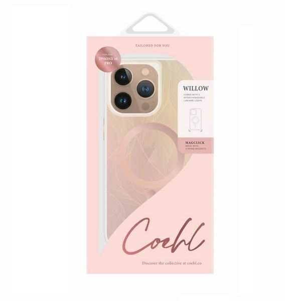 Uniq Coehl Willow Magnetic Charging Case for iPhone 16 Pro - Iridescenteng