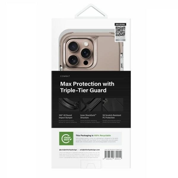 Uniq Combat Magclick Charging Case for iPhone 16 Pro Max - Goldeng