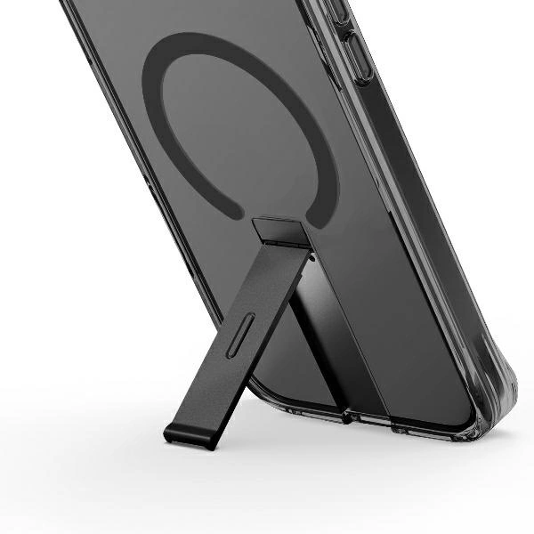 Uniq Eleva with Vertica Stand for iPhone 16 Pro - Blackeng