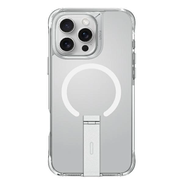 Uniq Eleva with Vertica Stand Case for iPhone 16 Pro - Transparenteng