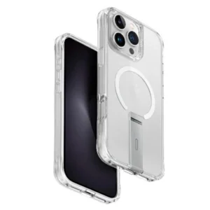 Uniq Eleva with Vertica Stand Case for iPhone 16 Pro Max - Transparenteng