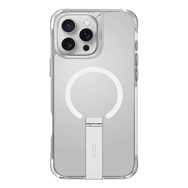 Uniq Eleva with Vertica Stand Case for iPhone 16 Pro Max - Transparenteng