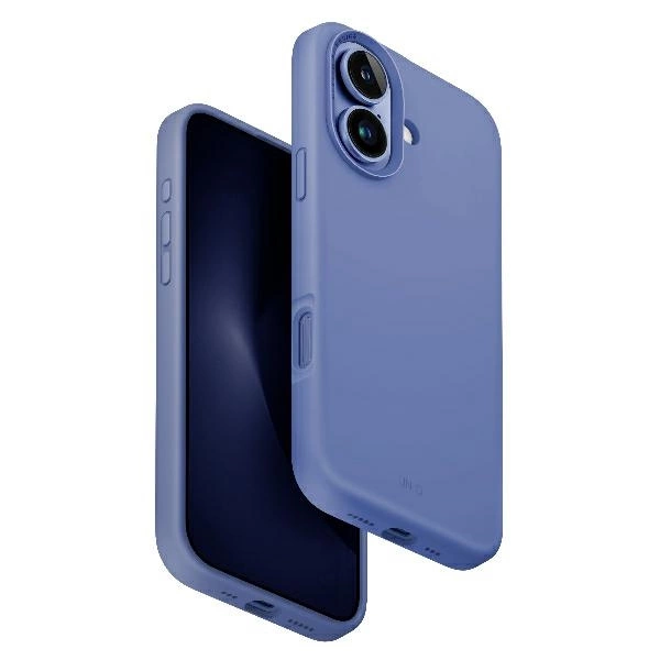 Uniq Lino Hue Magclick Charging Case for iPhone 16 - Blueeng