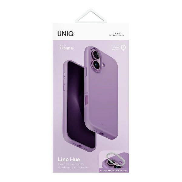 Uniq Lino Hue Magclick Charging Case for iPhone 16 - Pinkeng
