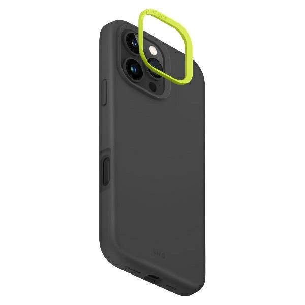Uniq Lino Hue Magclick Charging Case for iPhone 16 Pro - Grayeng