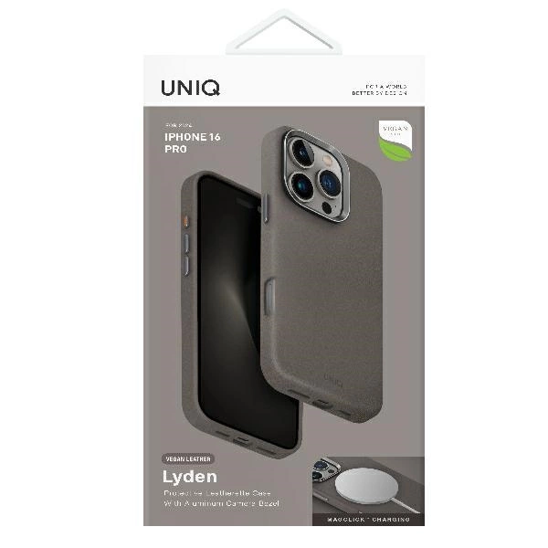 Uniq Lyden Magclick Charging Case for iPhone 16 Pro - Grayeng