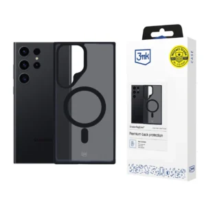 3mk Smoke MagCase with MagSafe for Samsung Galaxy S24 Ultra - semi-transparenteng