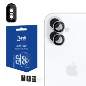 3mk Lens Protection Camera Cover with Green Frame for iPhone 16 / 16 Pluseng
