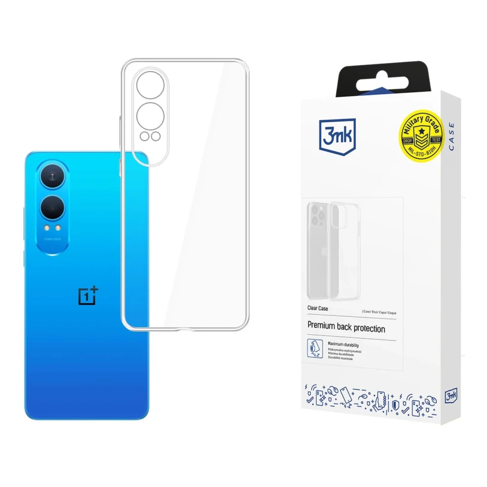 3mk Clear Case for OnePlus Nord CE 4 Lite - transparenteng
