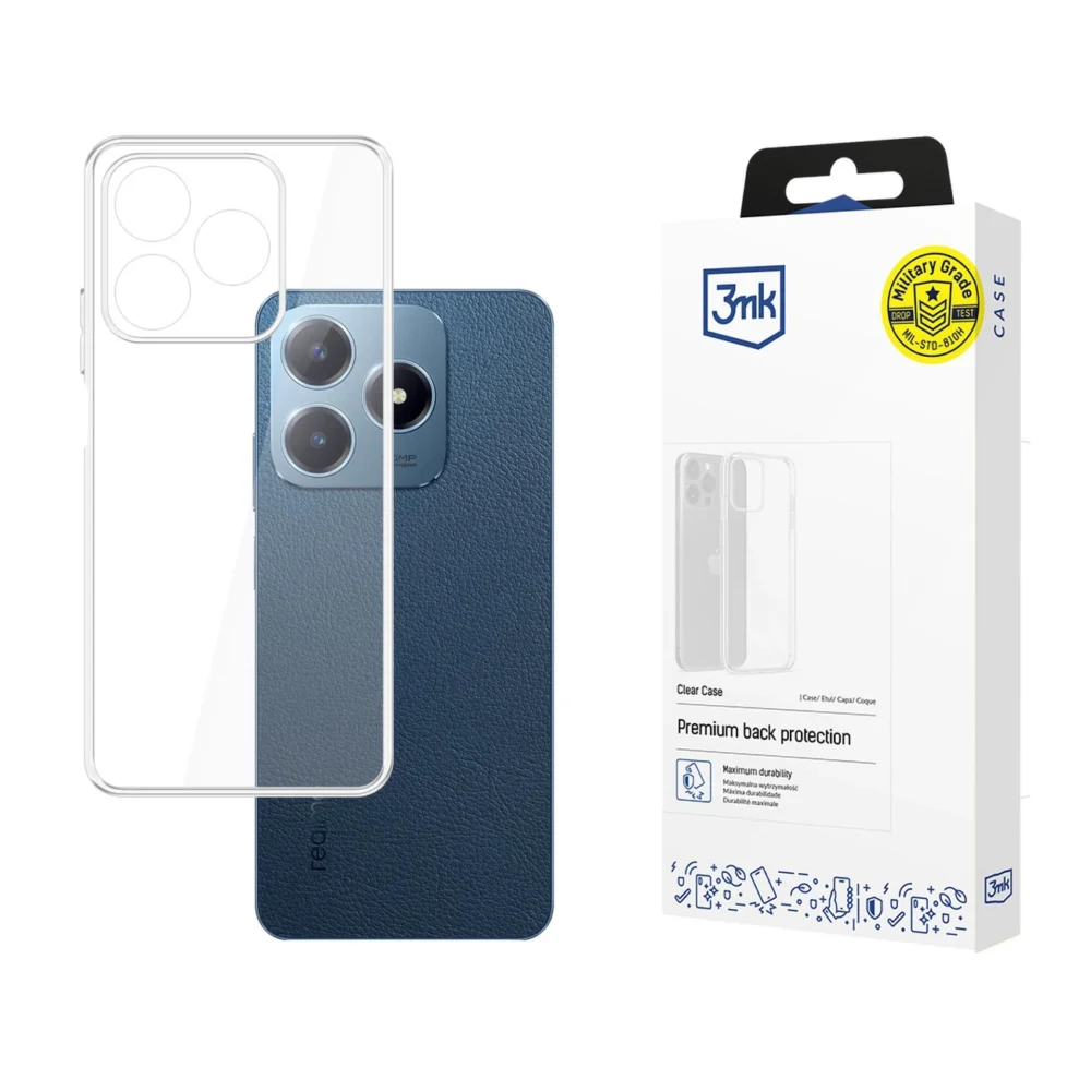 3mk Clear Case for Realme C63 - Transparenteng