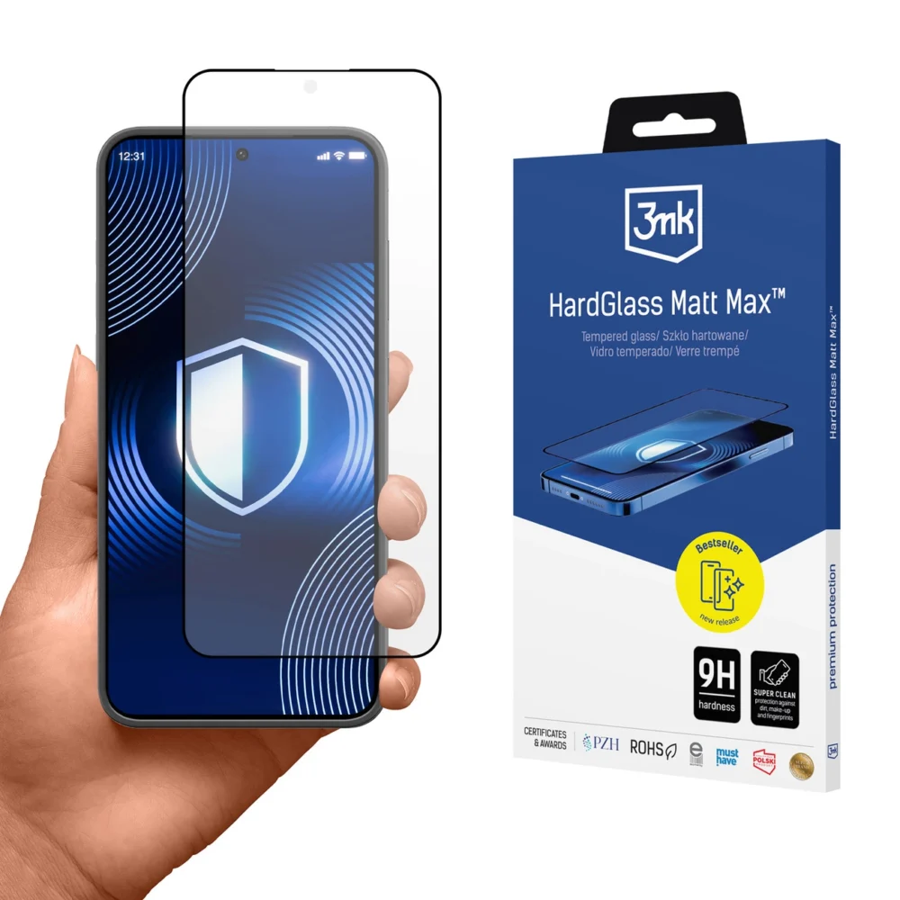 Matte tempered glass 3mk HardGlass Matt Max for Samsung Galaxy S24+eng