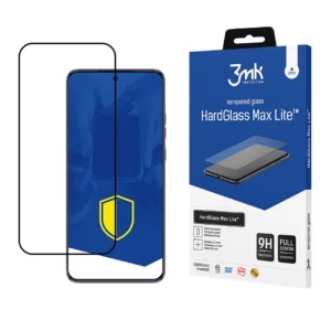 Tempered glass 3mk HardGlass Max Lite Black for Motorola Edge 50 Neoeng