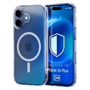 3mk MagCase with MagSafe for iPhone 16 Plus - Transparenteng