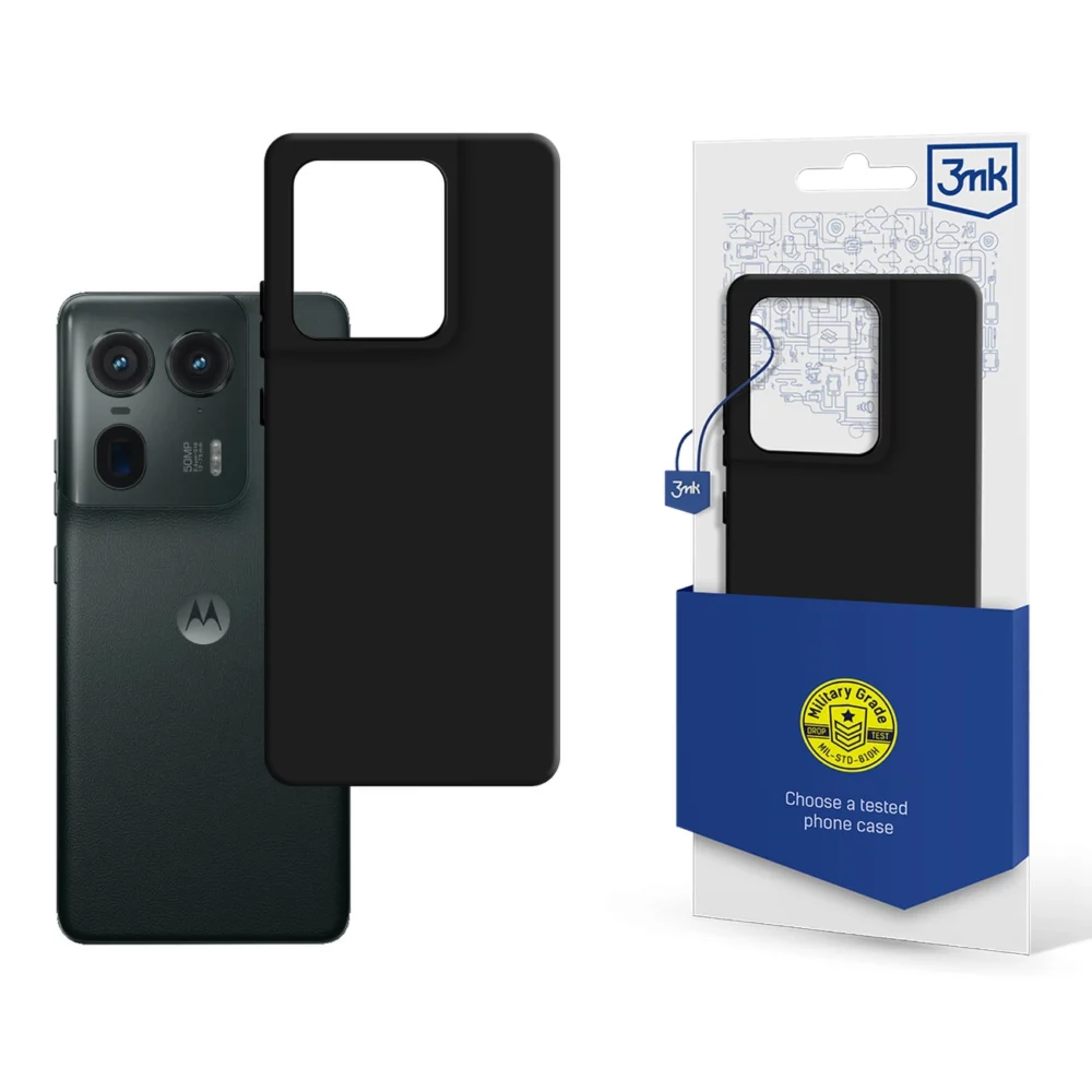3mk Matt Case for Motorola Moto Edge 50 Ultra - Blackeng