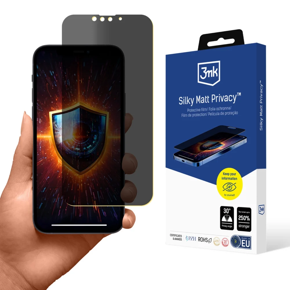 Privacy film matte 3mk Silky Matt Privacy for iPhone 13 / 13 Proeng